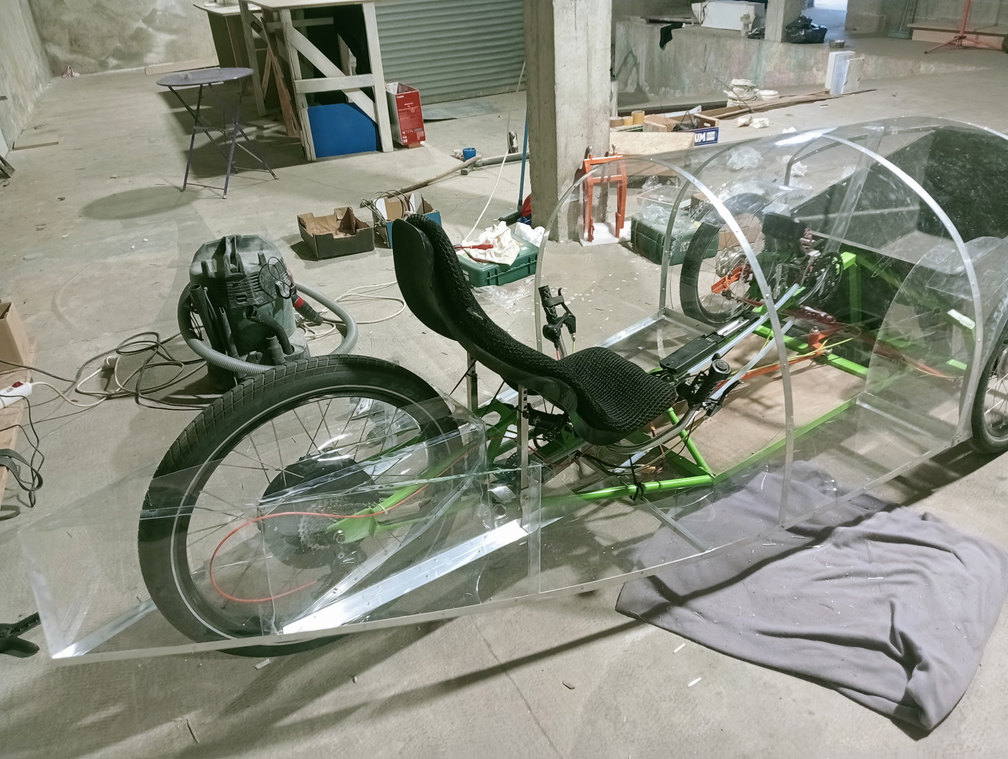 Détail de construction du Cargomobile.
